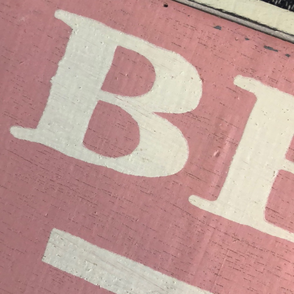 BEACH sign distressed wood - Picture 2 of 4